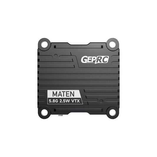 GEPRC MATEN Long-Range High-Power 5.8G FPV Transmitter, 25-2500mW 72CH IRC Tramp, Pit Mode, Built-in Microphone, MMCX