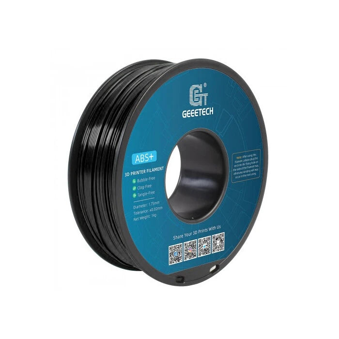 Geeetech ABS Black 3D Printer Filament 1.75mm 1kg/roll High Strength Heat Resistant