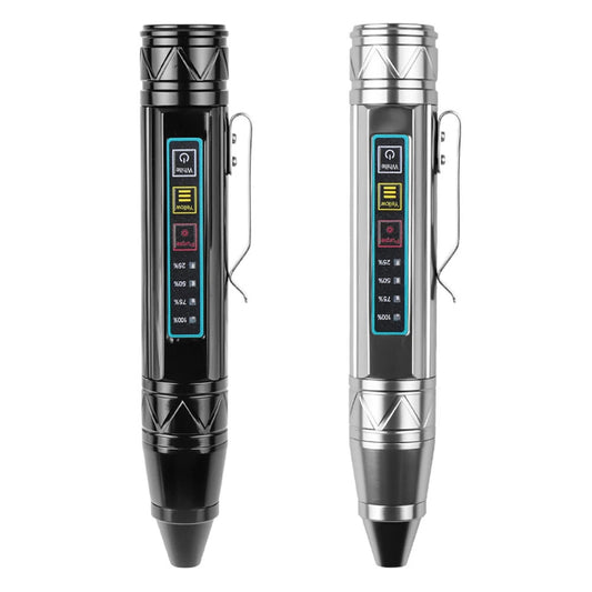 Bikight 4 LED Light Sources Pen Shape Flashlight 365nm+395nm+Yellow+White USB Rechargeable Money Pet Urine Ore Cat Fluorescent Marker Check UV Light Camping Light Inspection Light