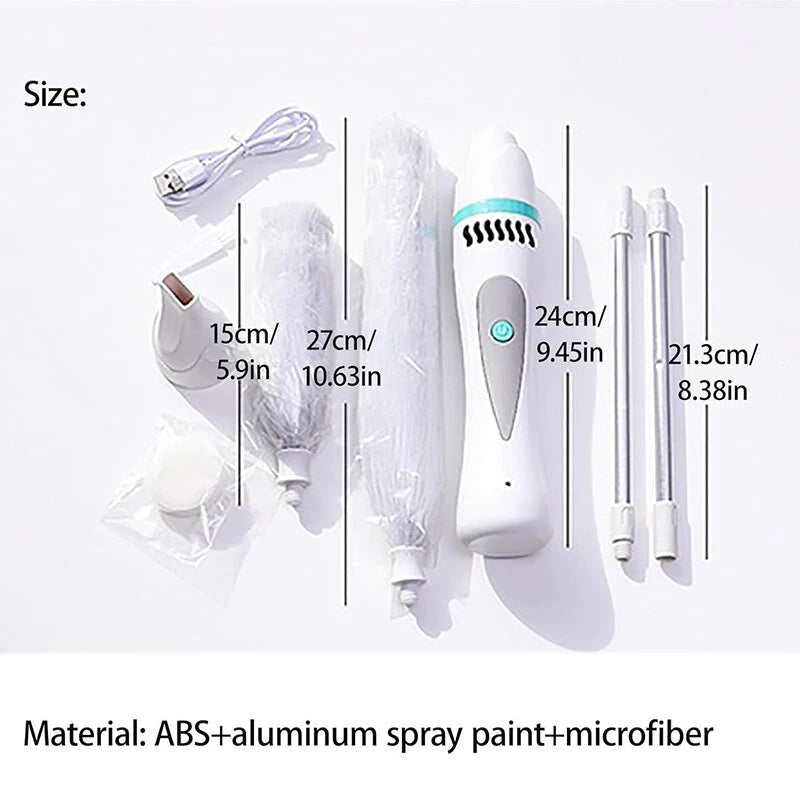 Electric Dusting Dusters for Cleaning, Rechargeable Automatic Feather Duster, Household Can Vacuum Sweep Dust Cleaning Duster
