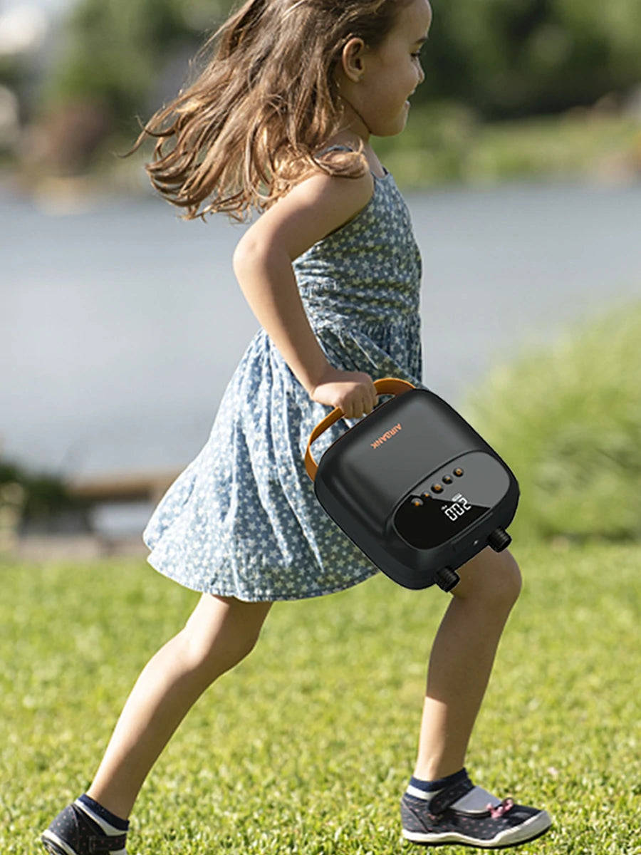 AIRBANK 20PSI High Pressure SUP Air Pump 4000mAh for Inflatable Stand Up Paddle Boards, Boats,Kayak,12V DC Car Connector