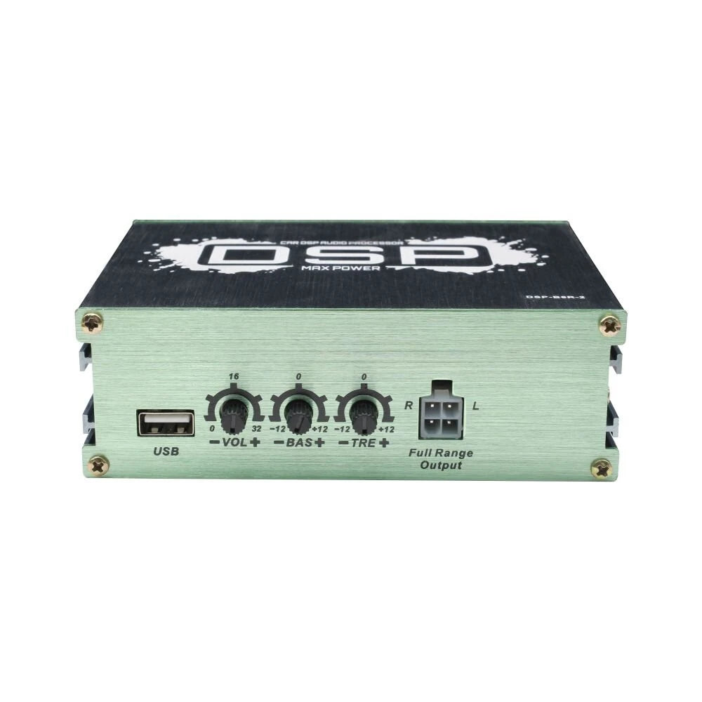 Car Amplifier Car Audio Processor USB 6RCA High Power Long Service Life Improved Sound Quality Mobile App Control 2 Power IC Frequency Modulation Unique Sound Effects Bass Treble Eq Zone