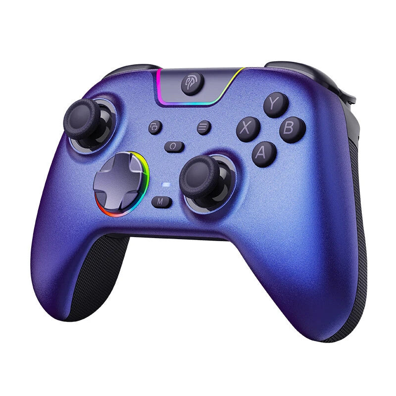EasySMX X05pro Tri-mode Gaming Controller with Dual Hall Triggers RGB Effects Joystick Gamepad Four-zone Vibration Feedback 1KHz Polling Rate 1000mAh Video Game Controller
