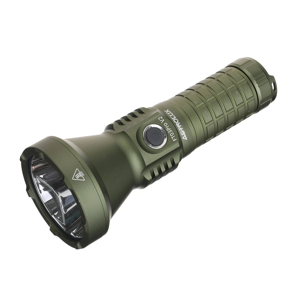 Astrolux FT03 Pro V2 SFT90X LED 6100LM 1411M High Lumen Thrower Flashlight USB-C Rechargeable Power by 26650 Battery Powerful LED Torch Upgraded High Performance Stepless Dimming LED Strong Search Light