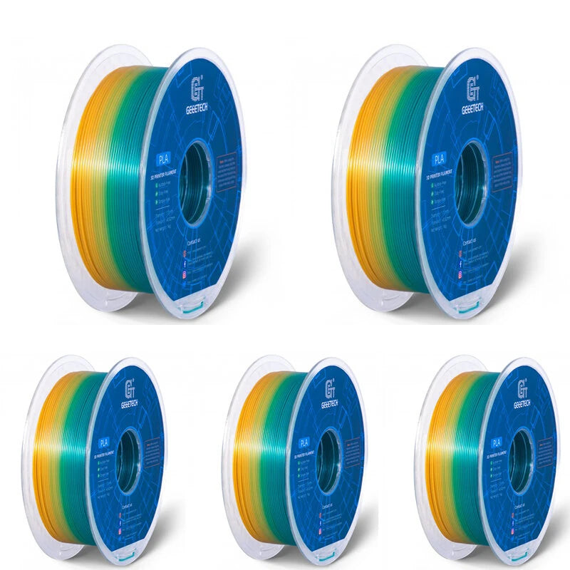 Geeetech 5kg/10kg 1kg/roll PLA Gradient Colour 3D Printer Filament for 1.75mm Diameter Filament 3D Printers