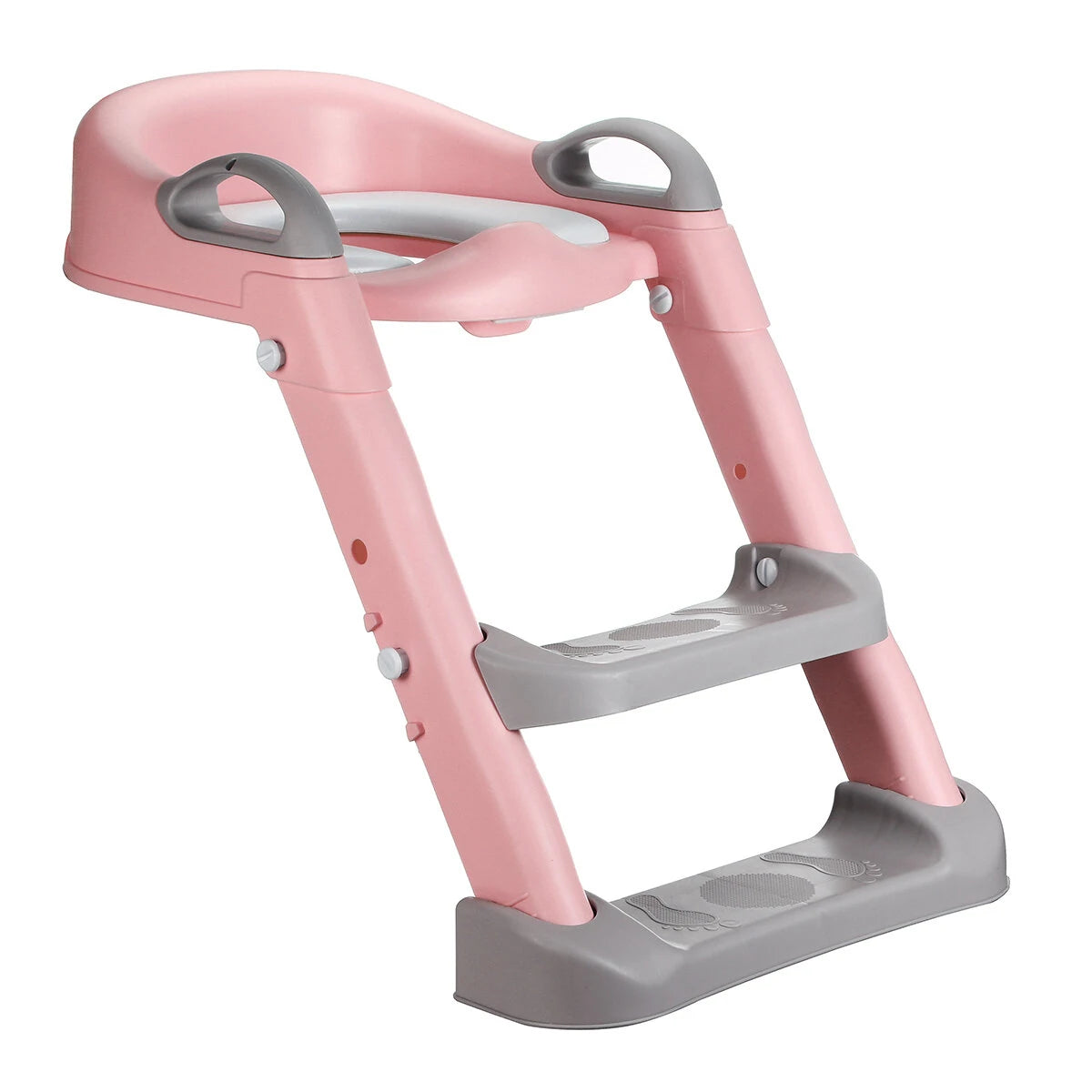 Kids Foldable Auxiliary Toilet Ladder Infant Baby Step Ladder Folding Toilet Child Toilet Ring Supplies