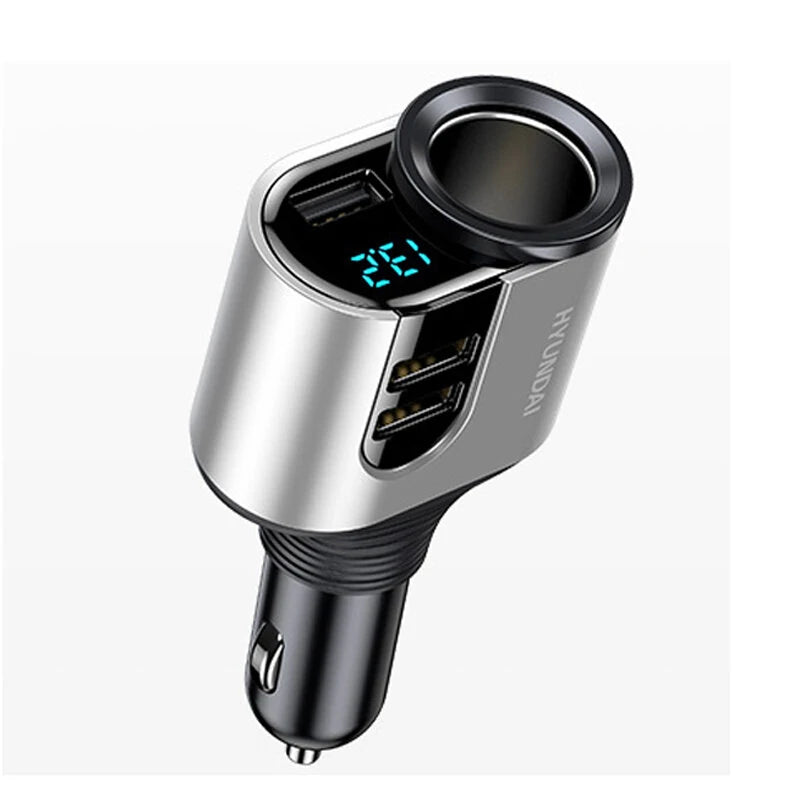 PD30W+80W+100W Car Fast Charger LCD Screen Dispaly Compatible with 100W/66W/40W/22.5W Super Fast Charge