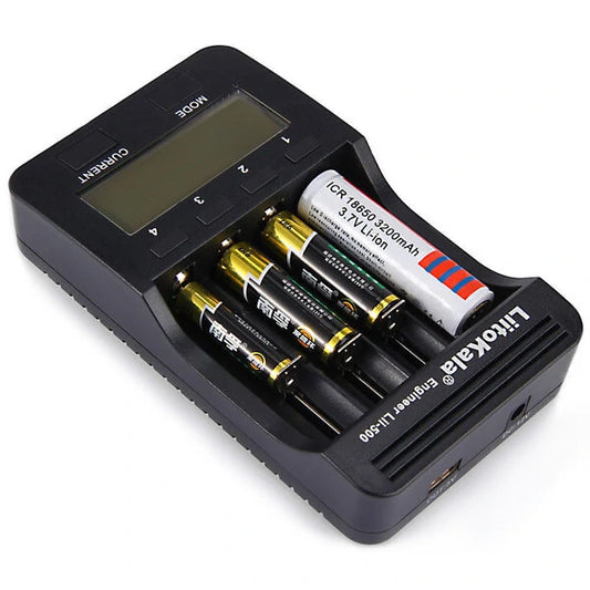 LiitoKala Lii-500 LCD Screen Display Smartest Lithium And NiMH Battery Charger 18650 26650