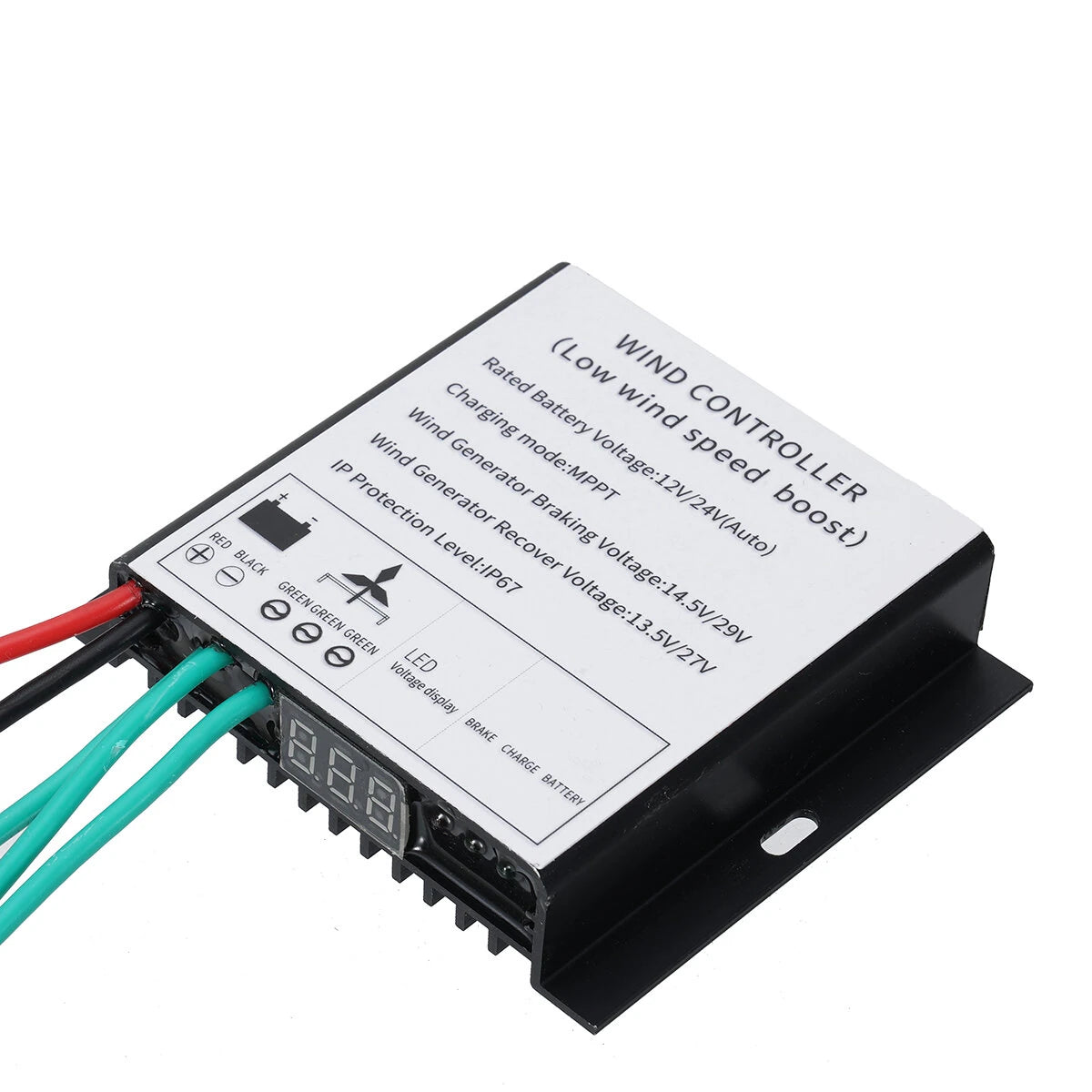 5 Blades Wind Turbine Generator 12V 24V 300W Permanent Magnet with Charge Controller High Energy Utilization Reliable Operation