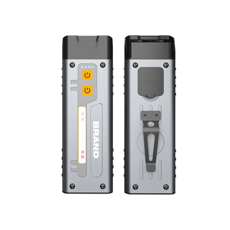 Bikight SD19 Brightness LED Flashlight with COB Sidelight White Red Blue Multi Light Source Multifunctional LED Torch Outdoor Camping Tent Light Maintenance Work Lamp