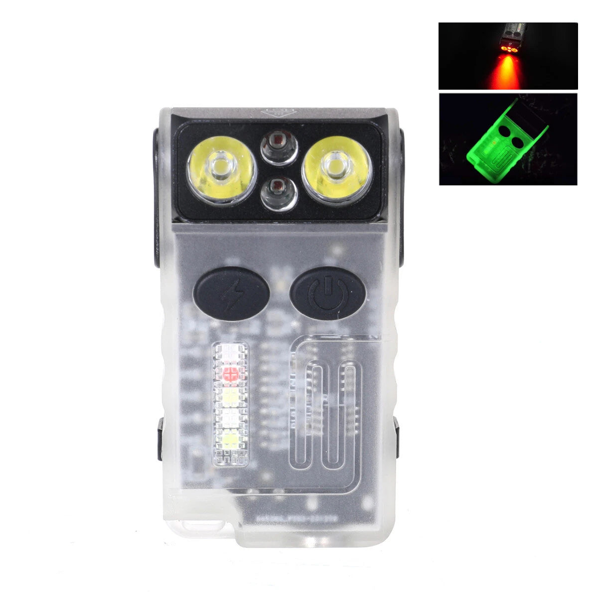 Astrolux E1 1000 Lumens EDC Keychain Flashlight with Sound Alarm RGB Light 1100mAh 180 Rotation Mini Tactical LED Floodlight Type-C USB Fast Chargring IP67 Powerful Work Lamp for Outdoor Protection, Walking, Running, Hiking and Camping