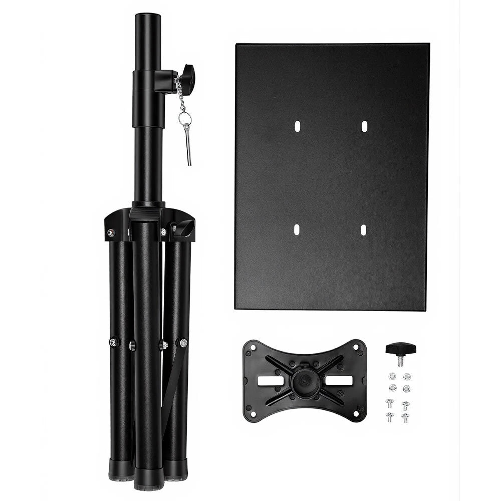 Blitzwolf BW-VF5 Projector Stand Tripod Adjustable Height 89-156cm with 37x26.5cm Tray Sturdy Tripod Base Foldable Portable Universal Projector Mount