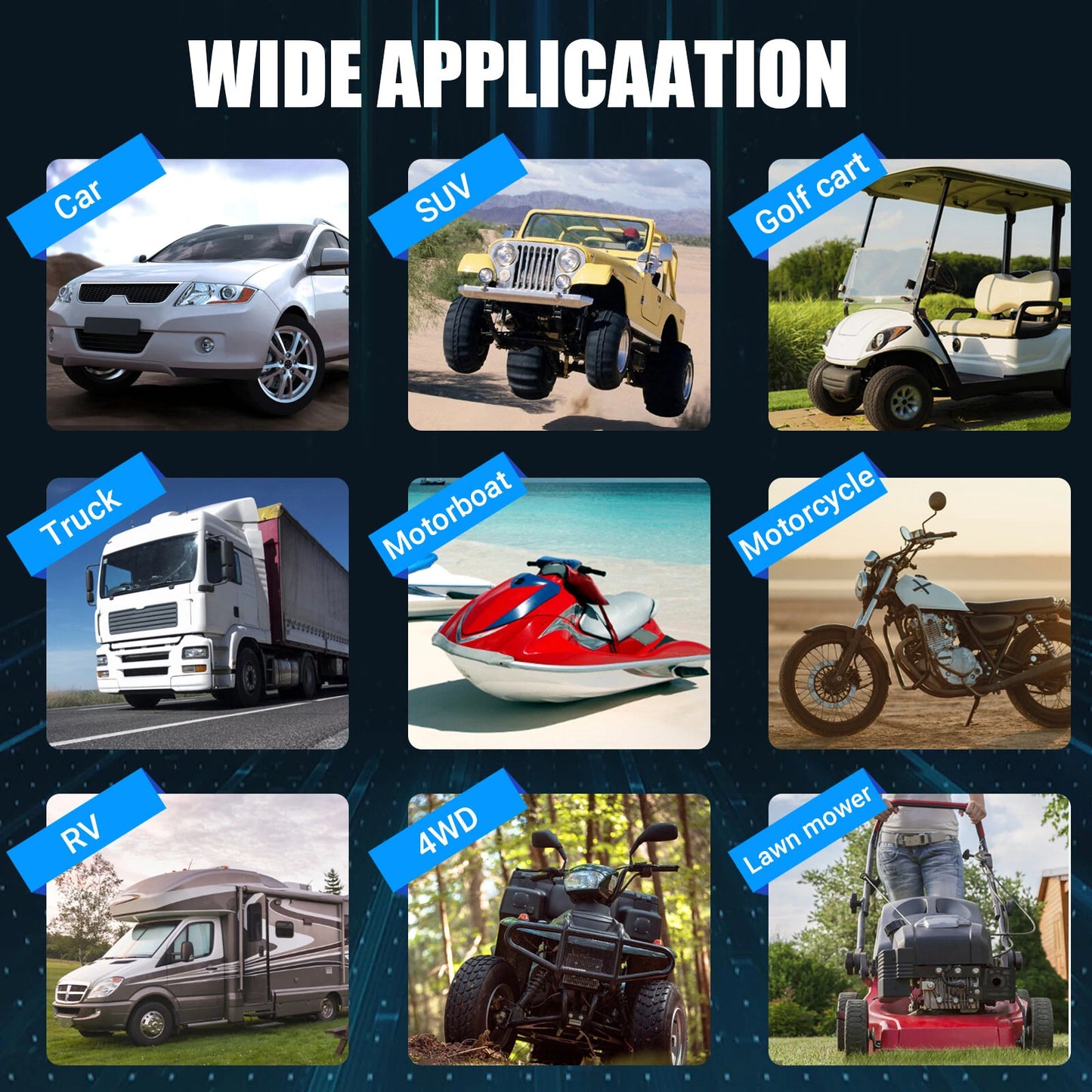 HTRC P10X2 12V 24V 10A Auto Motorcycle Battery Charger AGM Intelligent Repair Dual Channel Smart Car Battery Charger Lithium Lifepo4 Lead-Acid(AGM/Gel/SLA) for Car Boat