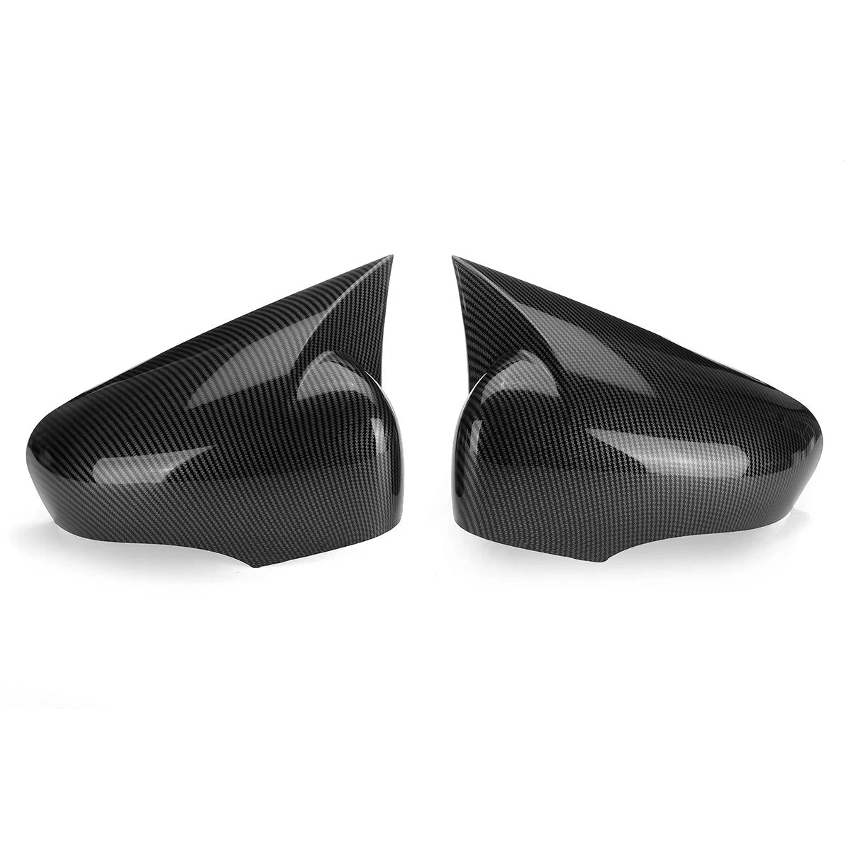 For Renault For Clio 4 MK4 2012-2019 Pair Rear View Mirror Cap Cover Direct Add-On Left & Right