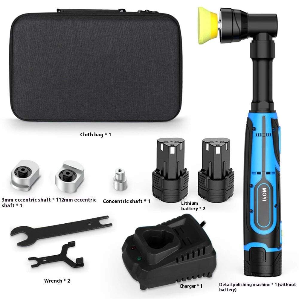 Portable Handheld Electric Polishing Machine Car Polishing Waxing Glaze Sealing Machine 5 Adjustable Speed Levels Car Polishing Maintenance