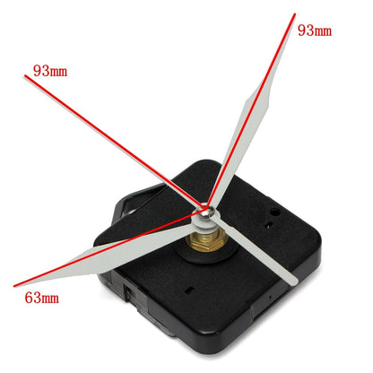 Silent Quartz Wall Clock Spindle Movement Mechanism Part Repair Tool White Hand