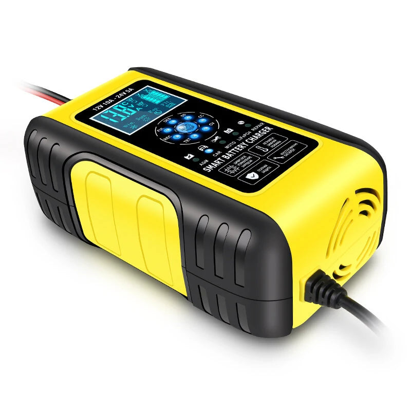 7-Stage Fully Automatic Smart Battery Charger For 12V/24V 6-180AH Start-Stop/Lead-acid Battery