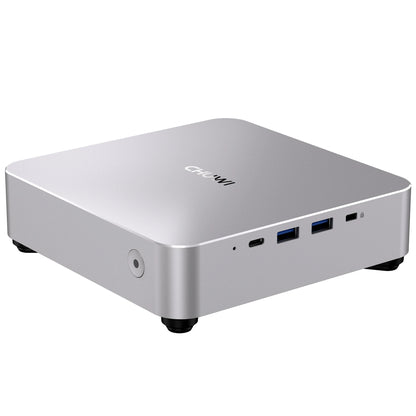 CHUWI AuBox Mini PC AMD Ryzen 7 8745HS Octa Core 16 Threads 16GB DDR5 512GB SSD WIFI6 BT5.3 Dual 2.5G LAN Quad Screen Output Mini Computer Desktop PC