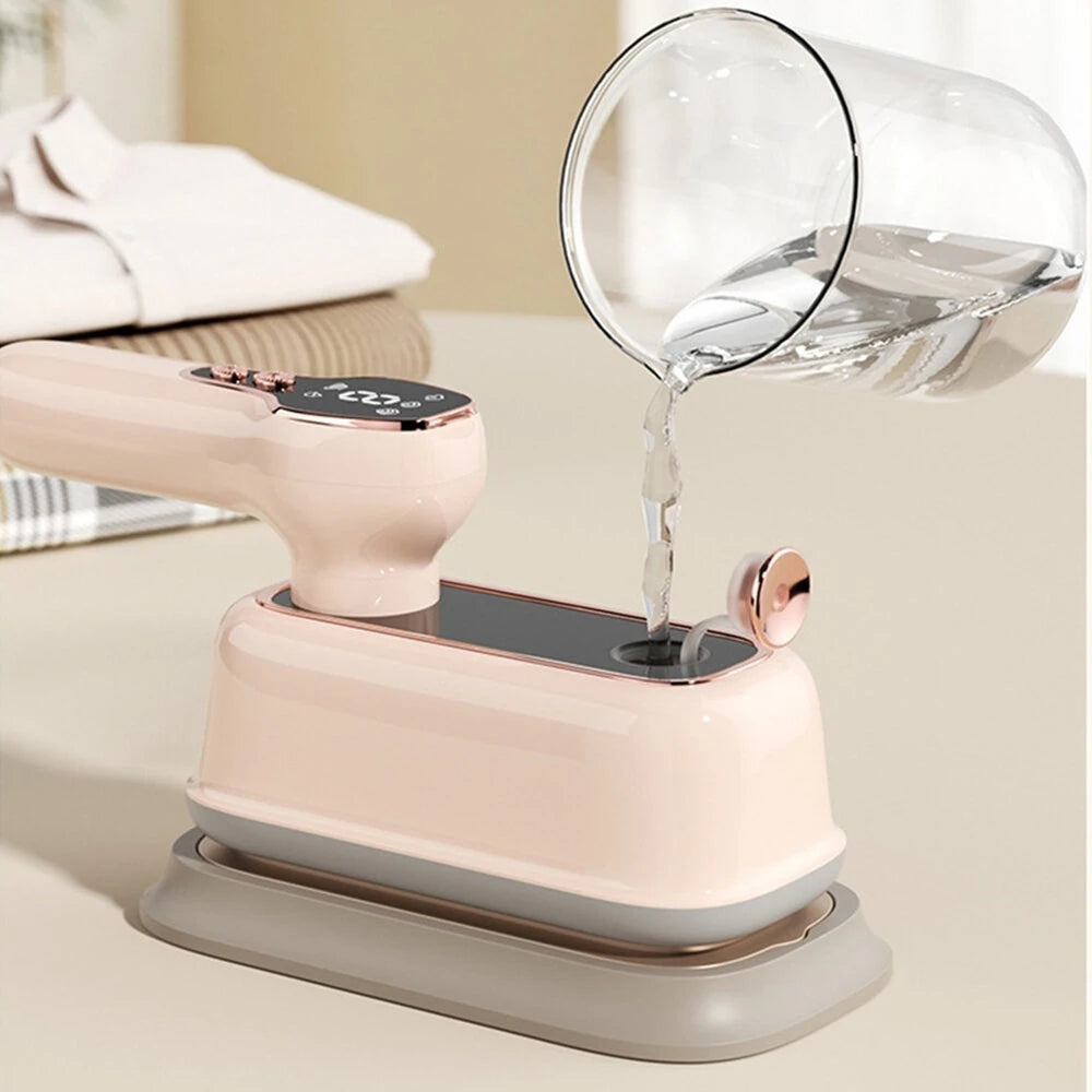 Tevorex 1200W Foldable mini Handheld Garment Steamer Iron Home Electric Powerful Steam Cleaner Portable Rotatable Mite Removal Flat Ironing Machine