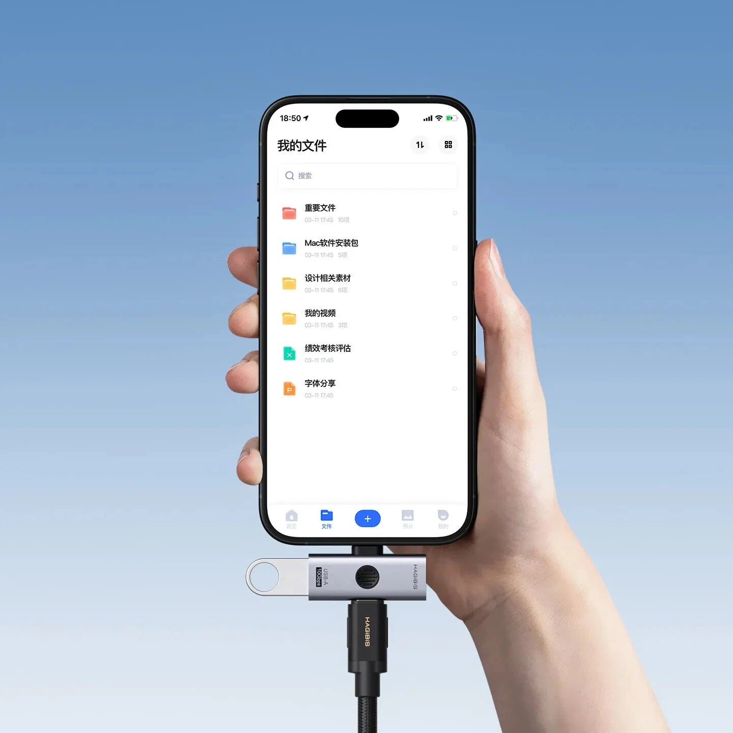 Hagibis TUA08 2-in-1 USB-C Adapter Type-C to USB-A+PD100W 10Gbps High Speed Data Dongle Adapter for Laptop Phone Tablet