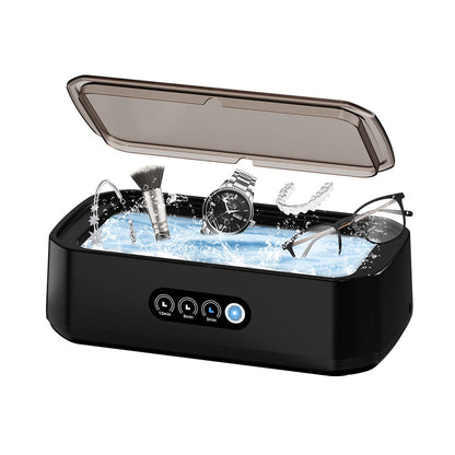 Ultrasonic Cleaner Multi-functional 650ml Touch Control 48kHz High-Frequency for Jewelry Eyeglasses Dental Appliances Silent Operation UV Sterile Cover