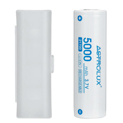 Astrolux C2150 5000mAh 3C 3.7V 21700 Li-ion Battery Unprotected 15A High Performance Rechargeable Lithium Power Cell For Flashlights RC Toys Remote Control Gamepad