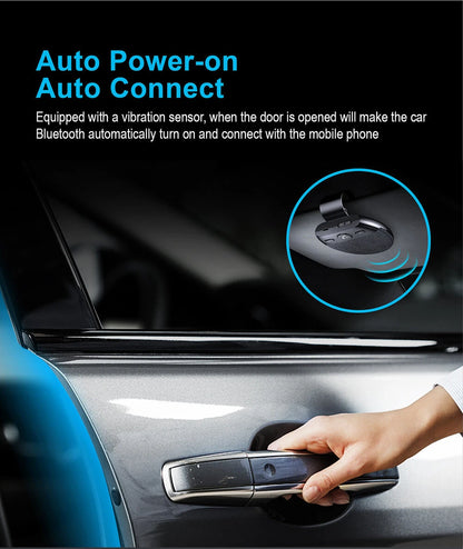 SP11 Wireless Vehicle Car V5.0 Speakers Handsfree Car Kit Hands-free Wireless Speakerphone Sun Visor Car Accessories