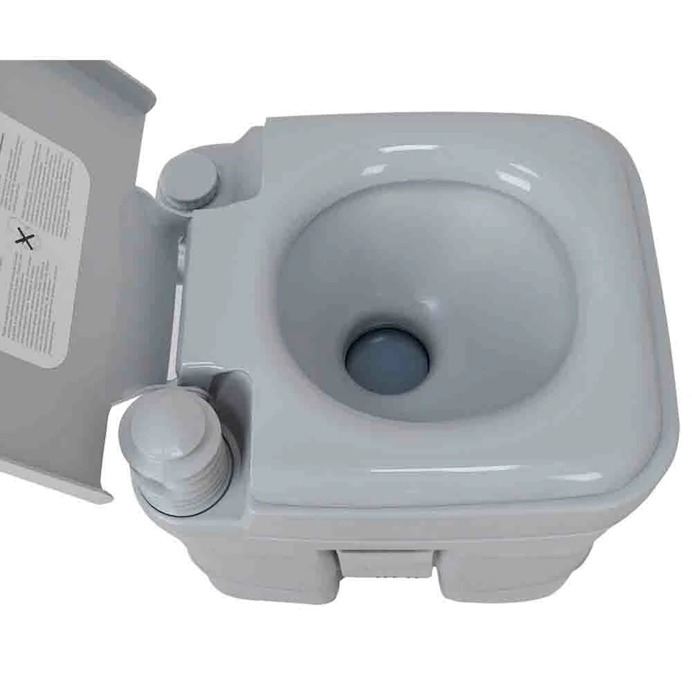 [EU Direct] CALTER Portable Outdoor Camping Toilet - Travel Toilet with Anti-leak Seal Ring, Enlarged Water Tank Capacity of 12L and Waste Tank of 20L for Travel & Emergency Use, C-CHEM-WC20-12