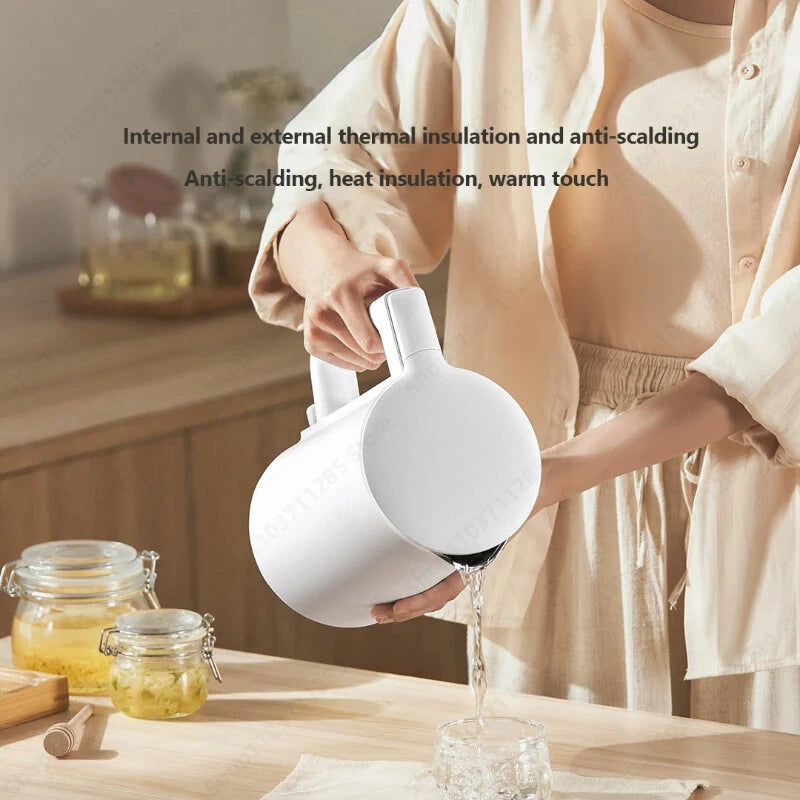 XIAOMI Mijia Electric Kettle N1 Fast Boiling 304 Stainless Steel 1.5L Water Kettle Smart Anti-Overheating Teapot 220V