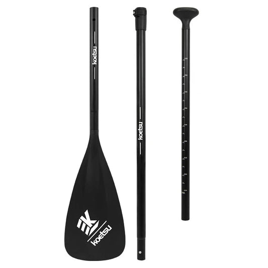 KOETSU 3 Sections Splicing Aluminum Alloy Nylon Paddle for Stand Up Paddle Board Surfboard, 210cm/ 82.68in Adjustable Water Paddle