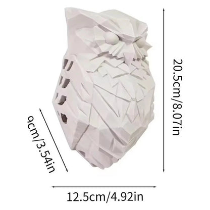 Eagle Owl Animal Projector Wall Lamp 3D Print Sconce Light Plastic Material Battery Operated Home Decor for Halloween Xmas