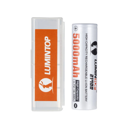 Lumintop 21700 Battery 5000mAh High Capacity Rechargeable Li-ion Cell 3.7V/18.5Wh Flashlight RC Home Tools Toys Batteries