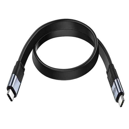 USB4 Full Function Flat Data Cable 40Gbps Data Transfer 240W PD Fast Charging 8K Video Output Thunderbolt4 Compatible Cables