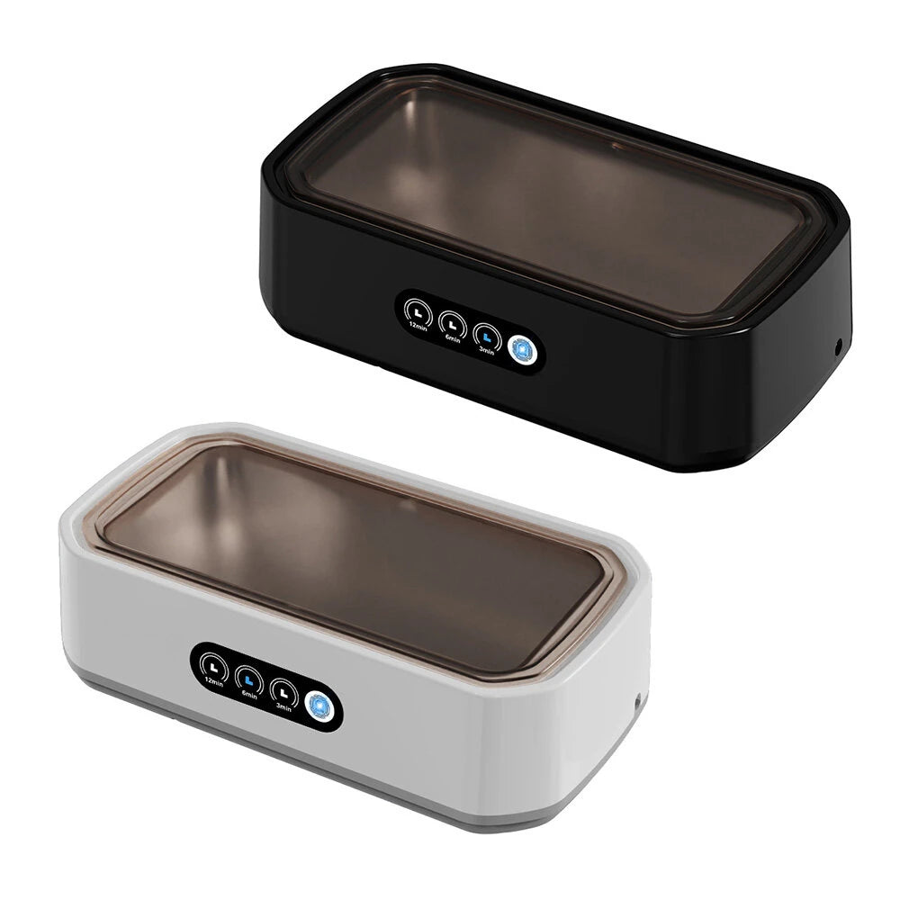 Ultrasonic Cleaner Multi-functional 650ml Touch Control 48kHz High-Frequency for Jewelry Eyeglasses Dental Appliances Silent Operation UV Sterile Cover