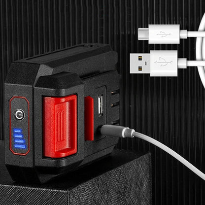 30W Professional Portable COB Spotlight Super Bright Work Light USB Rechargeable For Outdoor Camping Lawn Lamp