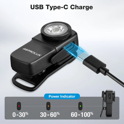 Astrolux CP01 Rechargeable EDC Flashlight 250 Lumens Dual Sources Compact Pocket Clip Light Convenient USB C Charging Magnetic Flash Lights with Memory Mode Lockout Design Beacon Mode for Working, Cycling, Emergency, Signaling Tool