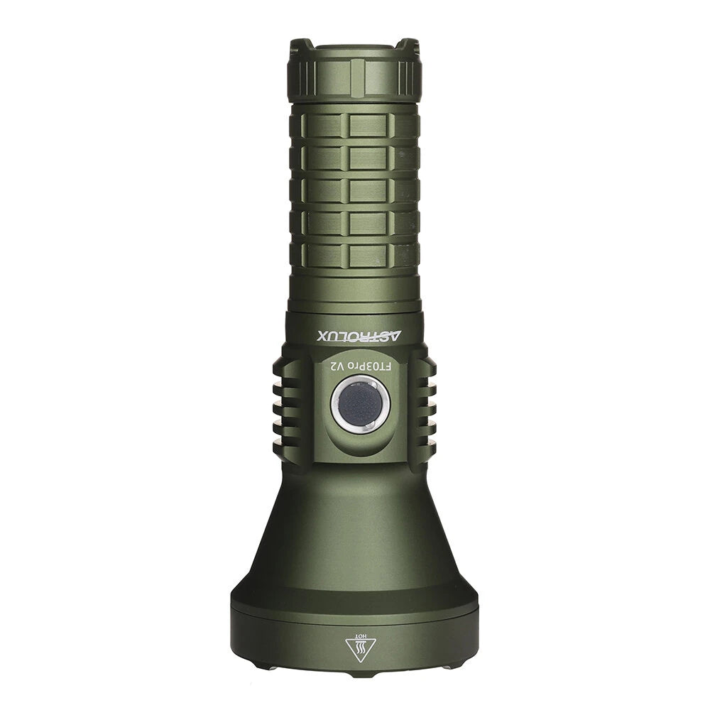 Astrolux FT03 Pro V2 SFT90X LED 6100LM 1411M High Lumen Thrower Flashlight USB-C Rechargeable Power by 26650 Battery Powerful LED Torch Upgraded High Performance Stepless Dimming LED Strong Search Light