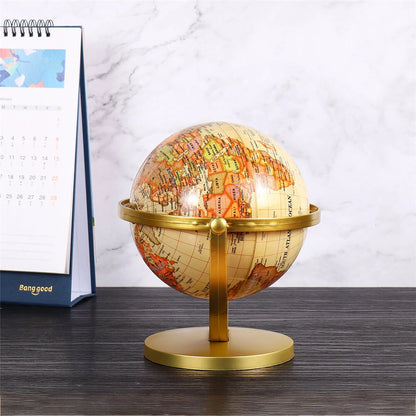 World Globe Map 360Rotating World Globe Earth Map Geography Education Toy Home Decoration Office Ornament Kids Gift