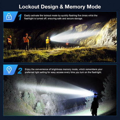 Astrolux MF05 V2 SBT90.2 3098M Ultra Throw 7000LM Powerful Flashlight with 42000mAh 46120 Battery 2,400,000CD High Power Long Range Super Bright LED Torch Strong Handheld Searchlight