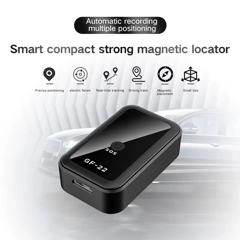 Mini Car Tracker Real Time Magnetic GPS Device Anti-Loss Location Tractor Precise SlMMessage Positioner SOS Alarm Device
