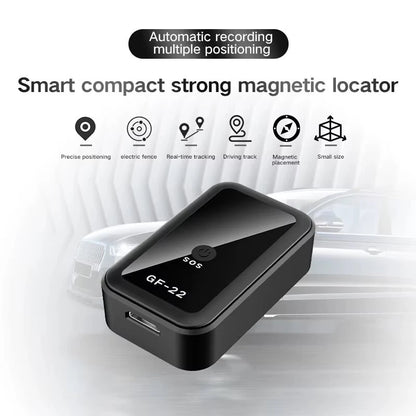 Mini Car Tracker Real Time Magnetic GPS Device Anti-Loss Location Tractor Precise SlMMessage Positioner SOS Alarm Device