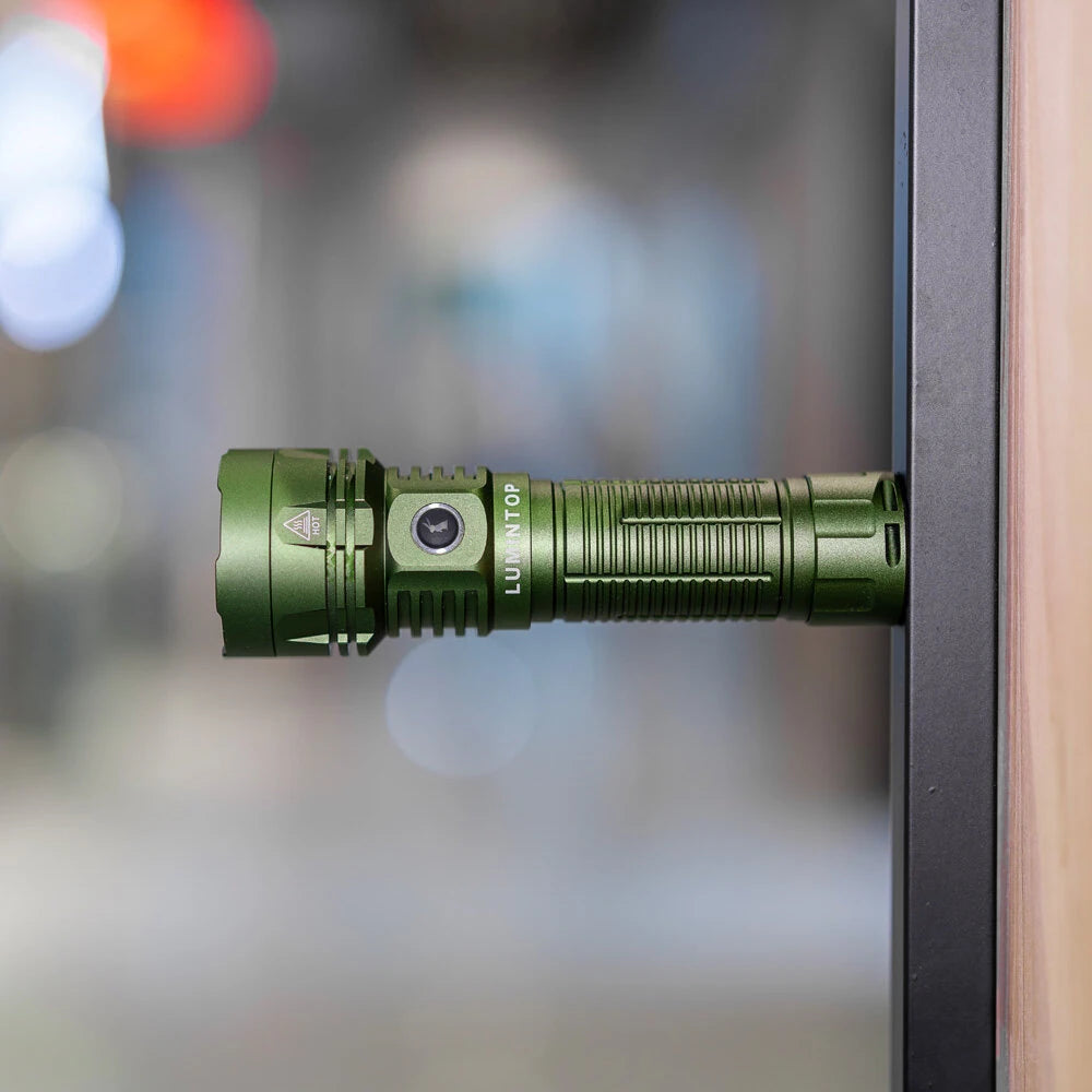 Lumintop AK36 7*LED Spotlight & Floodlight 4500LM High Lumen Powerful Flashlight With 26800 Battery USB C Rechargeable EDC LED Lantern Magnetic Tail Self Protection Light