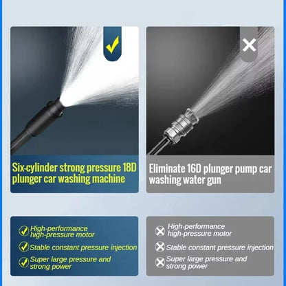 iMars ST-10 1300000Pa Cordless Battery High Pressure Cleaner with 13000mAh Battery,5-in-1 Multifunctional 5M Hose for Cars,Terrace,Window,Garden