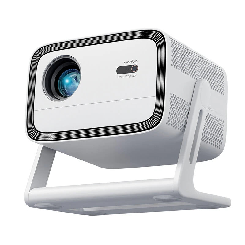 [Netfilx Certified]Wanbo Vali 1 Smart Gimbal Projector 200 Rotating 1080P FHD 900 ANSI Lumens Android TV 11 Auto Focus Keystone Correction Home Cinema Entertainment Streaming Player