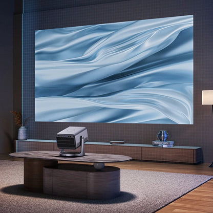 [EU Direct] Hisense Vidda C2 Pro 4K Tri-color Laser Projector 2600 Lumens+3800CVIA 3D Beamer Optical Zoom Home Theater Support WiFi 6 & BT5.2 Eye Protection Built-in 20W Speaker Dolby Audio Smart Home Cinema Projectors English Version