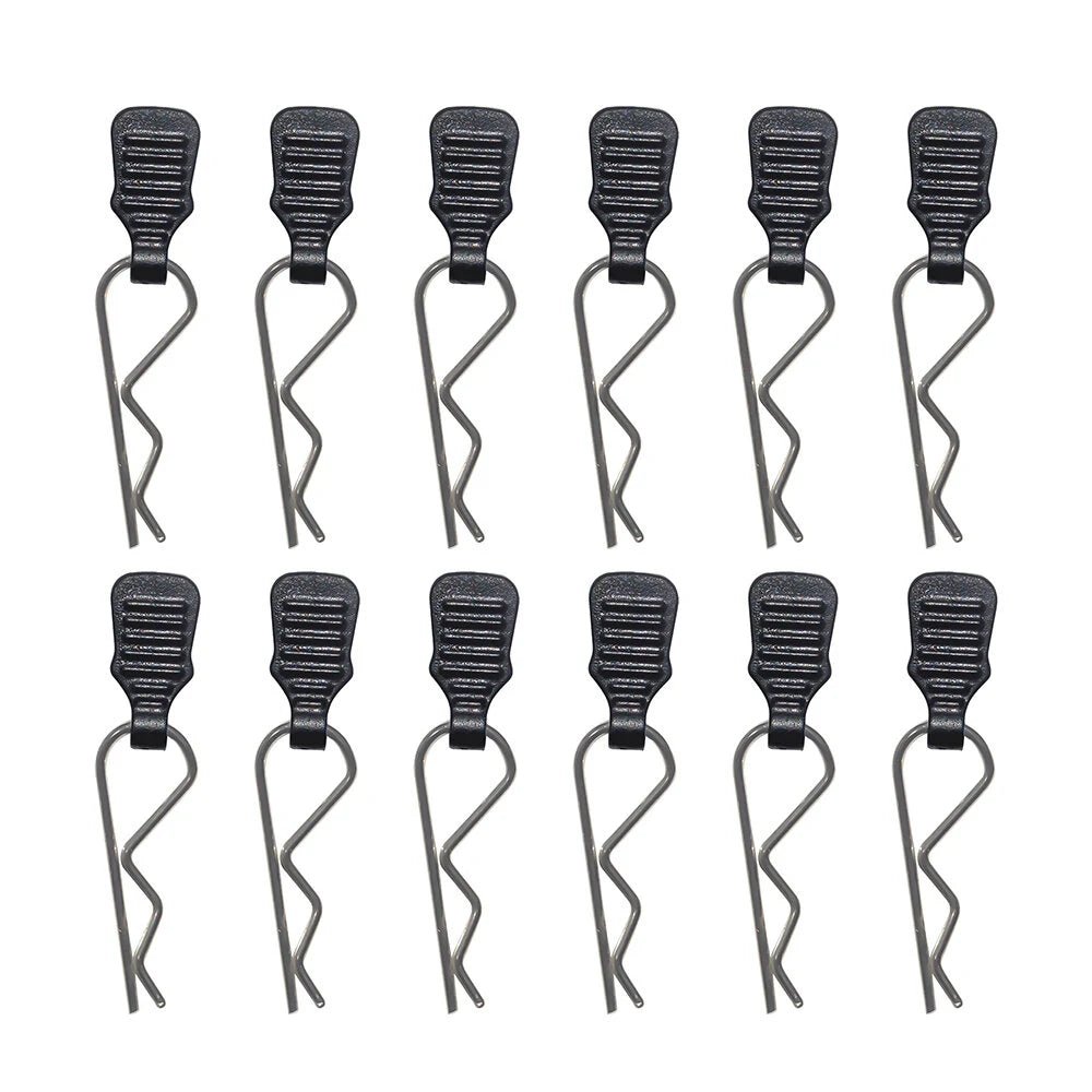 12PCS/20PCS/30PCS RC Car Parts Body Shell Clips Buckle for 1/20 1/24 Vehicles Models Spare Universal Accessories