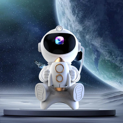 LED Astronaut Projection Lamp With Bluetooth Speaker Rocket Astronaut Starry Sky Lamp Atmosphere Lamp Night Lamp Gift Ornaments