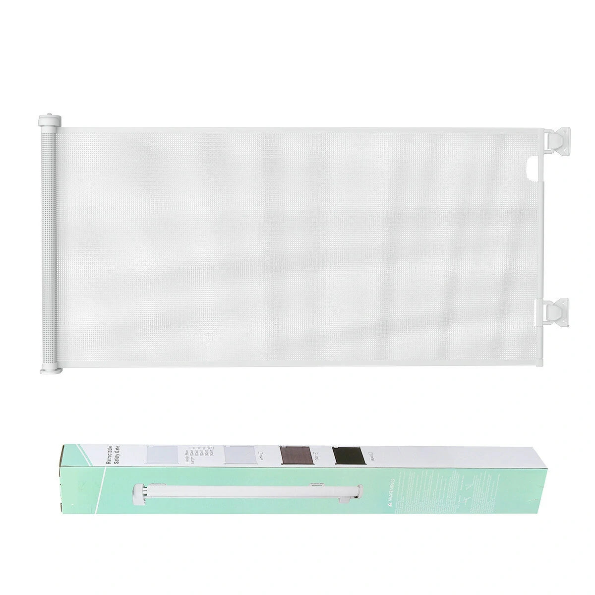 Safety gate 0-140cm one-hand operation lock 0-180 stair gate dog gate baby stair gate retractable door extendable