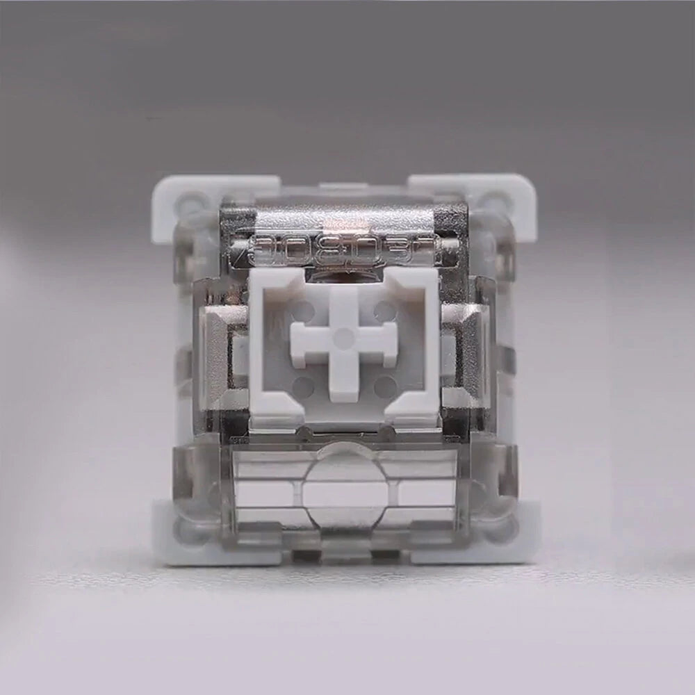 100 Pcs LEOBOG GrayWood V3 Switch Linear Gray 3Pin DIY Gaming Keyboard MX RGB Hot-Swap Switch for Custom Mechanical Keyboard