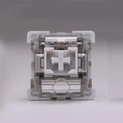 100 Pcs LEOBOG GrayWood V3 Switch Linear Gray 3Pin DIY Gaming Keyboard MX RGB Hot-Swap Switch for Custom Mechanical Keyboard